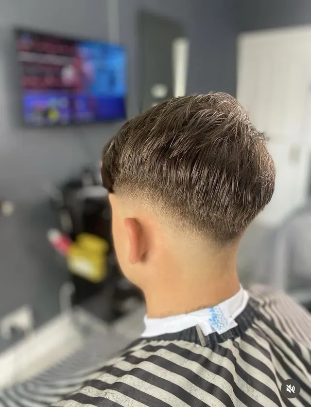 A fringe and fade at Simply Faded