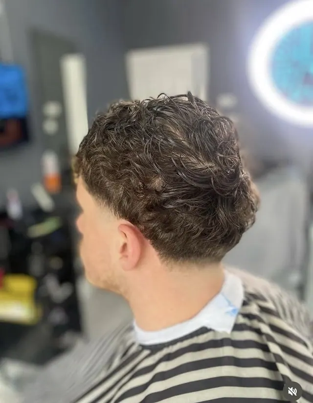 An afro shape-up at Simply Faded